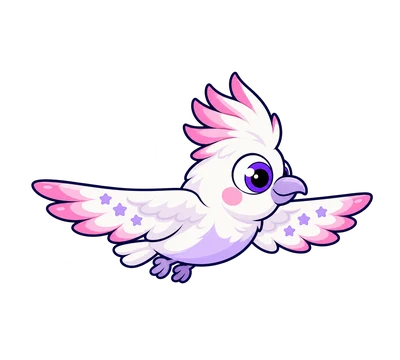 Glitter-Kakadue